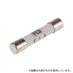 RS Pro 413-197 �Z���~�b�N�ǃq���[�Y 1A (���f�^) 6.3x32mm 500V ac 1��(10��)