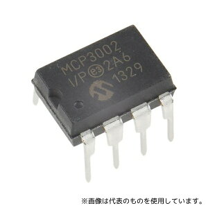 Microchip MCP3002-I/P 10rbg ADRo[^ SPI 8s PDIP 1(2)