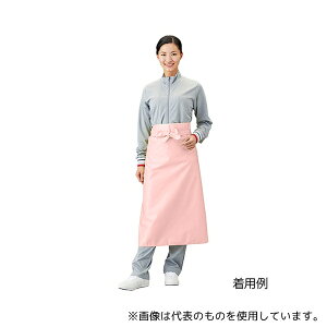 フットマーク 403311-739 入浴介護エプロン ハーフ ピーチ