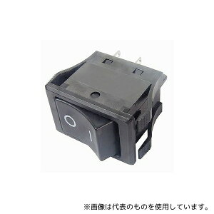 NKKスイッチズ JW-L21RKK 全モールドロッカスイッチ 黒 2極単投 ON-OFF はんだ端子