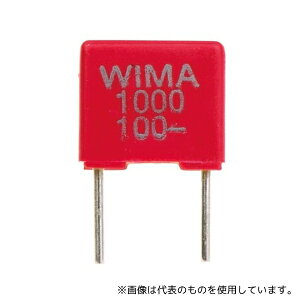 WIMA FKS2 1.0N 100M �t�B�����R���f���T 63 V ac 100 V dc 1nF ±20% 1��(5��)