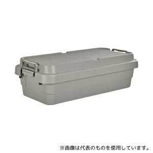 トラスコ中山 GYCFL-70 トランクカーゴ フラット天板仕様 浅型 40L グレー