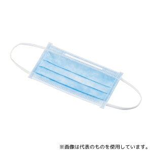 アズワン 54220 サージカルプリーツマスク(4層構造)ふつうサイズ 青 50枚入