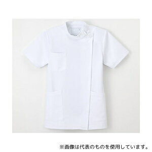 ナガイレーベン HO4972 女子横掛半袖 ホワイト M
