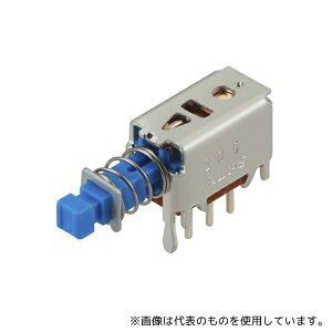 Alps Electric SPPJ320600 �v�b�V���{�^���X�C�b�` �o�ɑo��(DPDT) 200 mA ���b�` PCB 1��(5��)