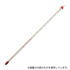 アズワン(AS ONE) 赤液棒状温度計 0〜100℃ 0110-00 1本