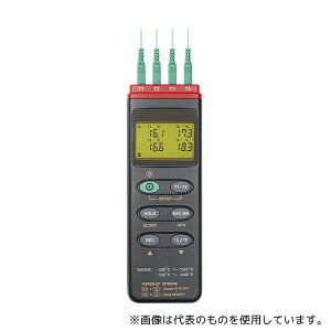 アズワン(AS ONE) 4チャンネルデジタル温度計(データロガー内蔵型) MT-309 1台