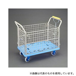 東正車輌 EA520BY-43B 900x600mm/300kg 運搬車(静音/メッシュ/ブレーキ)