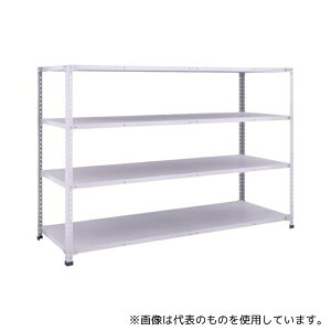 トラスコ中山 TLA46L-14 軽量150型中棚ボルトレス棚 W1800XD600XH1200 4段