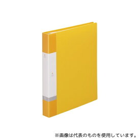 LIHITLAB G3802-5 リクエスト クリヤーブック＜ポケット交換タイプ＞ 5黄 G3802