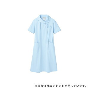 住商モンブラン 73-1776 L ナースワンピース 半袖 サックス