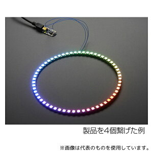 Adafruit 1768 NeoPixel Ring 60�A�t���J���[�V���A��LED(1/4�����O)