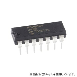 Microchip MCP6004-I/P �I�y�A���v 3�`5V 14-Pin PDIP 1��(10��)