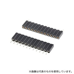 Preci-Dip 801-87-012-10-001101 �s���w�b�_ �s���\�P�b�g 1�� �X�g���[�g 2.54mm 12�� �X���[�z�[�� 1��(5��)