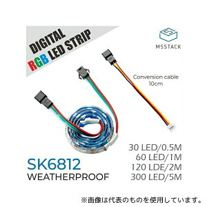 M5Stack (6914)M5STACK-A093 SK6812���� �h��RGB LED�e�[�v(50cm�ALED30��)