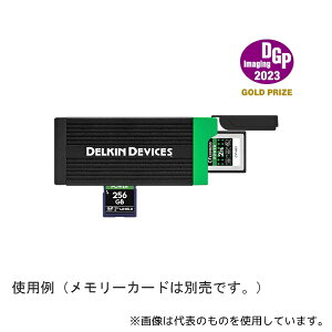 Delkin(fL) DDREADER56 USB 3.2 CFexpress Type B Card / SD UHS-II [J[h[_[ DDREADER-56