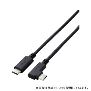 �G���R�� U2C-CCLY10NBK USB2.0�P�[�u�� C-C�^�C�v �F�ؕi USB Power Delivery�Ή� L���R�l�N�^ ���炩 1.0m �u���b�N