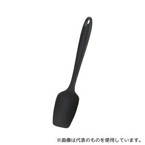 パール金属 G5094 TOUCH st シリコーン料理スプーン クリーナー小 BLACK