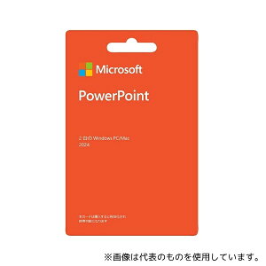 Microsoft(}CN\tg) POWERPOINT2024/U Microsoft PowerPoint 2024(ŐV i)POSAJ[h Windows11A10/macΉ PC2