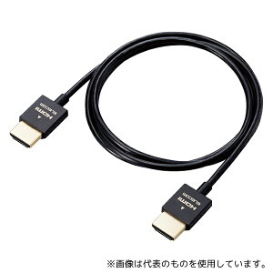 �G���R�� ECDH-HD14SS10BK �n�C�X�s�[�hHDMI�P�[�u�� 1m �X���� ��