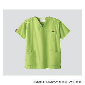 PANTONE(フォーク) 7000SC LL スクラブ (男女兼用/右肩ホック式) ライム/LL