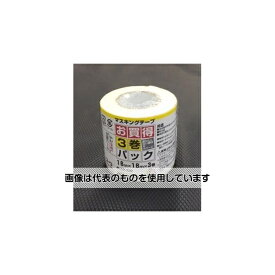 インダストリーコーワ マスキング 3巻パック 18mm 11781 入数：1パック(3巻入)