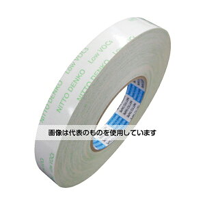 日東電工 低VOC両面テープ(曲面接着性良好タイプ) No.516 10mm×20m ホワイト 516-10 入数:1巻