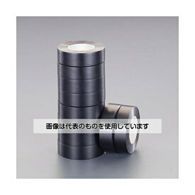 エスコ 19mmx20m ビニール粘着テープ(ハーネス用)(黒/10巻) EA944N-20 入数：1パック(10巻入)