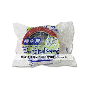 寺岡製作所 養生テープ Pカットテープ 50mm×25m No.4140 001703561 入数:1巻
