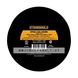 Strong Hold StrongHoldビニールテープ 耐熱・耐寒・難燃 ヘビーデューティーグレード 黒 幅25.4mm 長さ33m ST88-100-108BK 入数:1巻