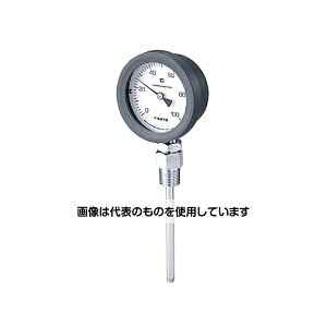 佐藤計量器製作所 バイメタル式温度計 2102-00 0〜100℃ 100mm BM-S-75P 入数:1セット