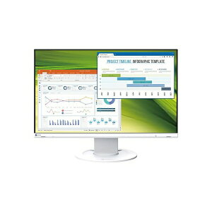 �A�Y����(AS ONE) �J���[�t�����j�^�[ 22.5�^ �z���C�g EV2360-WT 1��