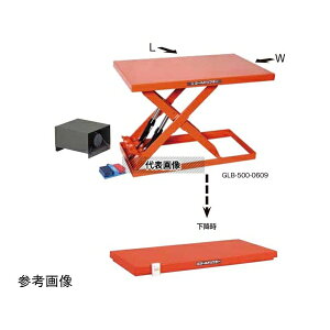 �������q GLB-250-0609 �S�[���h���t�^�[ �e�[�u���� �����E�d���� ���Ᏸ�^�C�v 250kg 600×950×70�`650mm