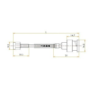 �R�X���E�e�b�N(�^��) VCK2500BP/SMP �ڑ����i �^�� �����R�l�N�^�t���P�[�u�� BNC/SMA-JJ(-F)�ϊ��p L=2500