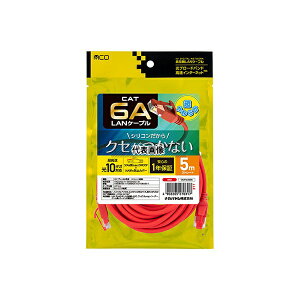 �i�J�o���V C6A-SL050R CAT.6A LAN�P�[�u�� �V���R���핢 5m ���b�h