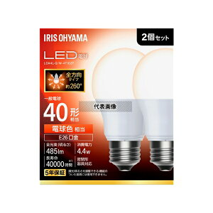 �A�C���X�I�[���} LDA4L-G/W-4T102P LED�d�� E26 �S���� 40�`���� �d���F 2�Z�b�g