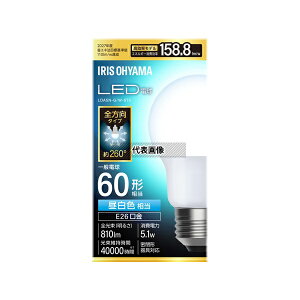�A�C���X�I�[���} LDA5N-G/W-6T9 LED�d�� E26 �S���� 60�`���� �����F