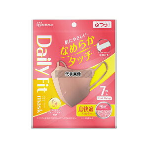 �A�C���X�I�[���} RN-DH7SPB DAILY FIT MASK �Ȃ߂炩�^�b�` ���̂ӂ��T�C�Y 7���� �s���N�x�[�W��