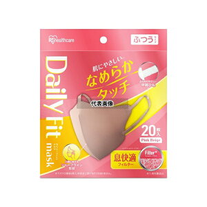 �A�C���X�I�[���} RN-DH20SPB DAILY FIT MASK �Ȃ߂炩�^�b�` ���̂ӂ��T�C�Y 20���� �s���N�x�[�W��