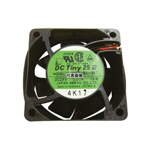 ���{�d�Y�T�[�{ TUDC24B4 �����t�@�� �d���d��:24 V dc DC 60 x 60 x 25.5mm