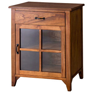 東谷 ティンバー ミニキャビネット 天然木 アンティーク スリム 省スペース 小さめ ブラウン 収納 引き出し付き おしゃれ PM-315