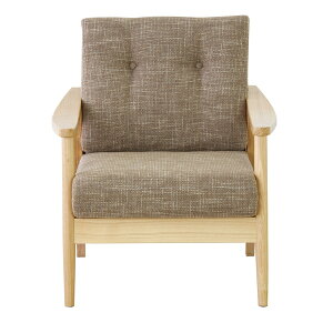 東谷 バッスム 1人掛 ソファ ブラウン 天然木 おしゃれ RTO-911BR