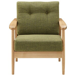 東谷 バッスム 1人掛 1人掛 ソファ グリーン 天然木 おしゃれ RTO-911GR