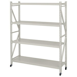 東谷 本棚 食器棚 ラック シェルフ おしゃれ スチール オープンラック 3段 キャスター 安い 人気 DIS-683IV