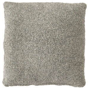 東谷 クッションブラウン 茶色 正方形 おしゃれ ソファ ブークレ生地 くすみカラー スクエア 無地 シンプル 四角 リビング 北欧 FAB-103GY