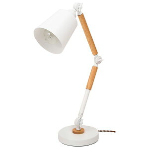 東谷 デスクライトホワイトデスクライト LED ライト 角度調節 卓上ライト 照明 机 学習机 デスク 在宅勤務 在宅ワーク テレワーク リモート LHT-755WH