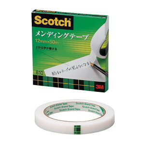 スリーエムジャパン メンディングテープ 12MM×50M 810-3-12