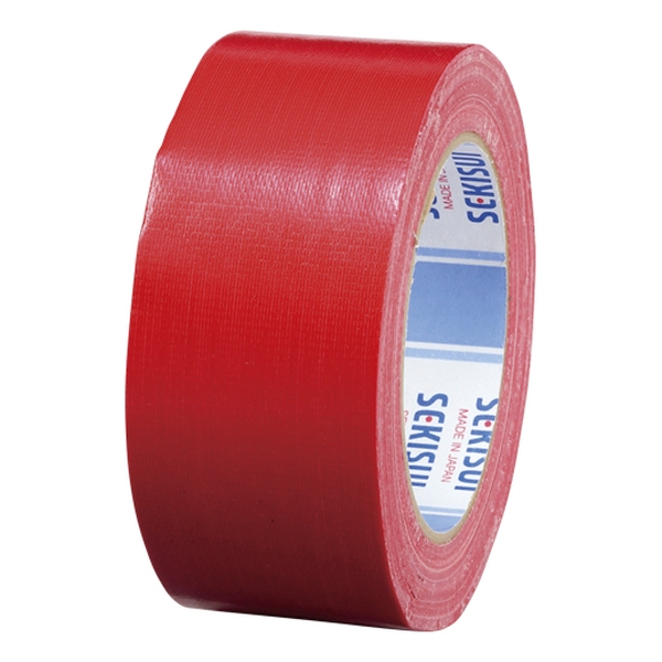 積水 布テープ NO.600Vカラー廉価版 赤 N60RV03 - 梱包資材