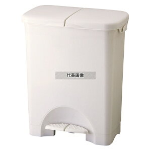 RISU(リス) H&H 分類ペダルペール 45PW 44L(約22L+約22L) 475×310×H565mm 清掃/衛生用品 No.0120110