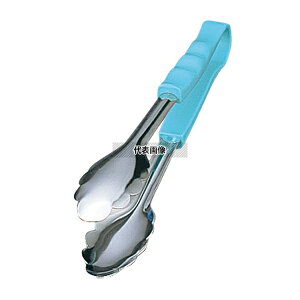(有)大泉合成 PP柄 万能トング ミニ グリーン 抗菌 18-8(ステンレス) 220mm 全長220 トング No.1164770